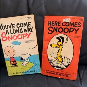 (2) Vintage Snoopy Book Set GUC